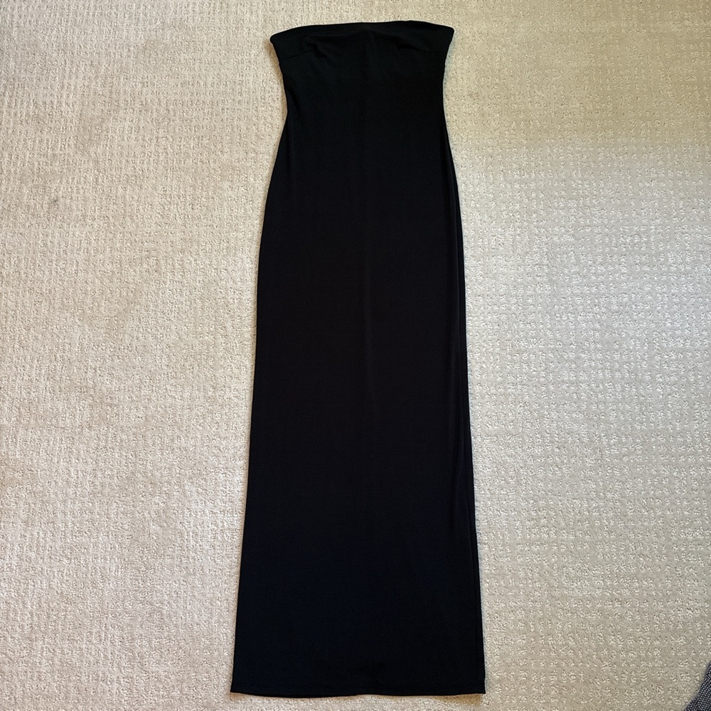 Forever 21 Black Strapless Dress